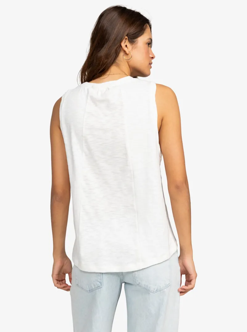 Roxy On The Shoreline Tank Snow White - Womens Vest Top-2