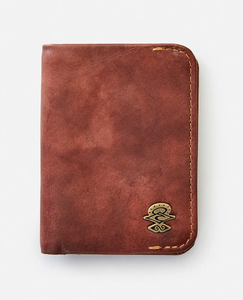 Rip Curl Searchers Portrait RFID Slim Brown Wallet