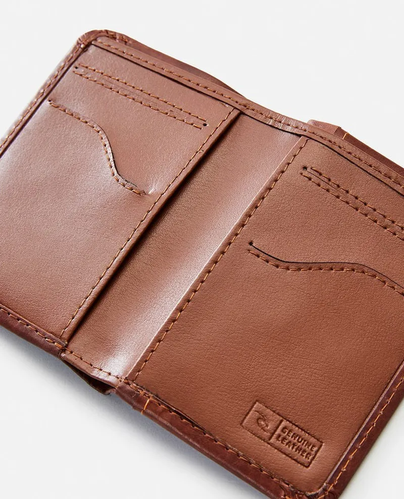 Rip Curl Searchers Portrait RFID Slim Brown Wallet-3