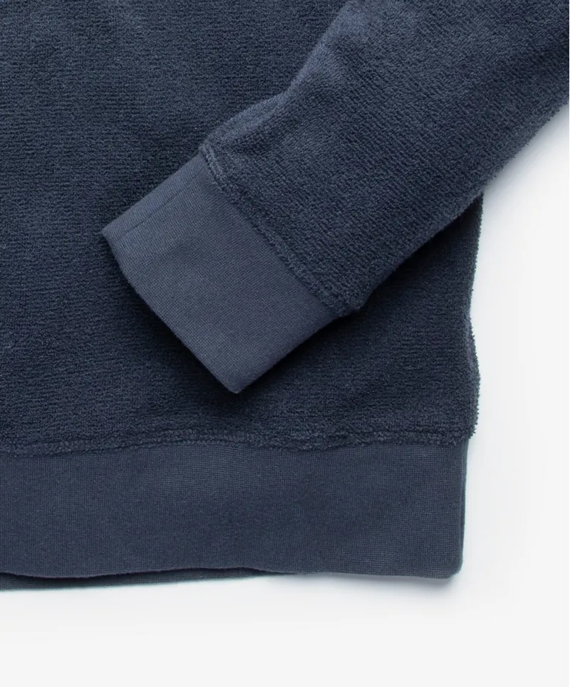 Outerknown Hightide Crew Night - Mens Blue Sweatshirt Jumper-2