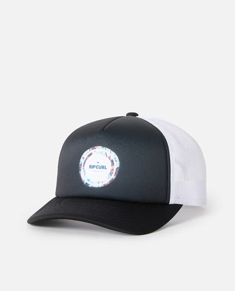 Rip Curl Weekend Trucker Mint Mens Black White Cap Tonnau