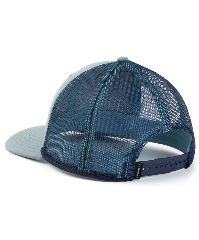 Outerknown OK Patch Trucker Slate - Mens Blue Cap-1