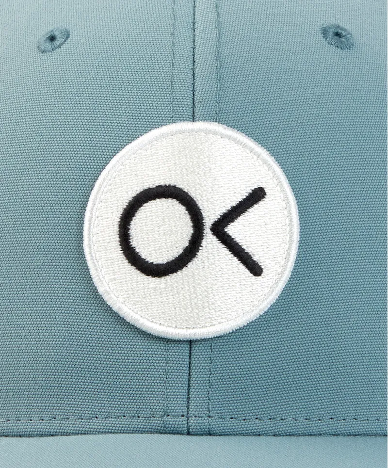Outerknown OK Patch Trucker Slate - Mens Blue Cap-2