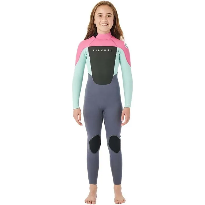 Ripcurl Groms Omega 3/2 Back Zip Steamer - Pink