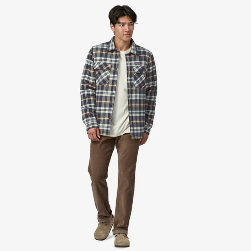 Patagonia Menss Insulated Organic Cotton Midweight Fjord Flannel Shirt-1