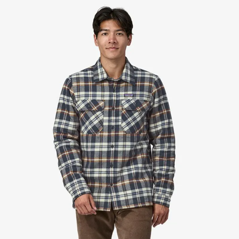 Patagonia Menss Insulated Organic Cotton Midweight Fjord Flannel Shirt-2