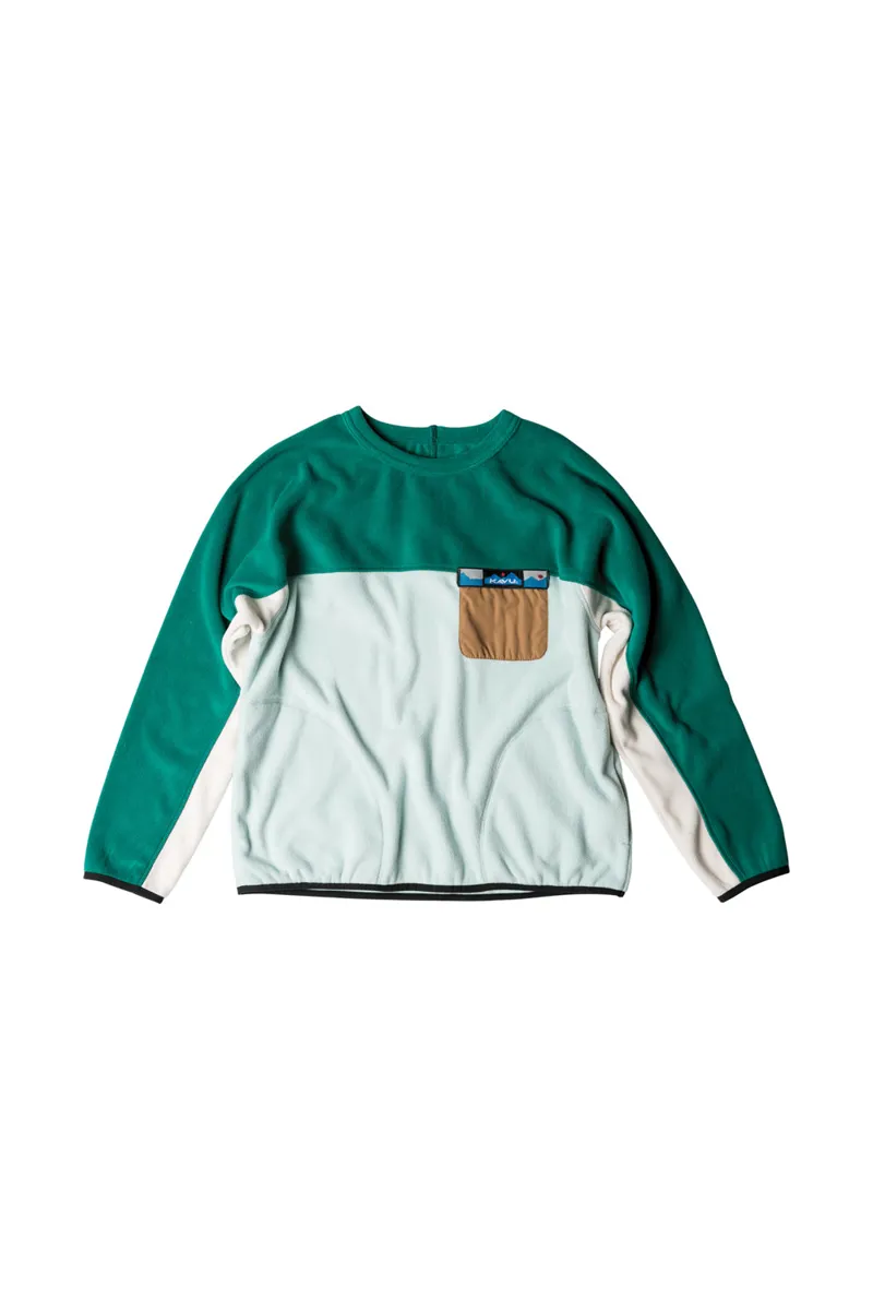 Kavu Kelowna Ocean Mist Fleece - Womens Green Sweatshirt