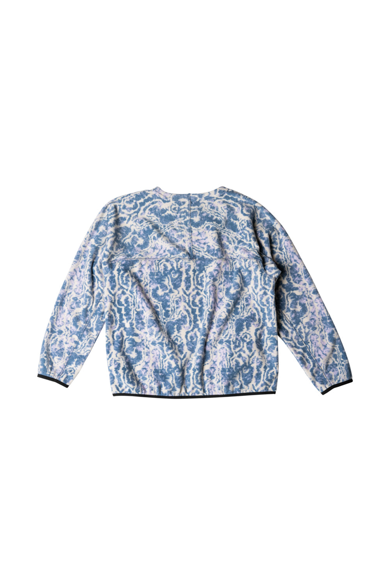 Kavu Kelowna Fleece Sky Motion - Womens Blue Sweatshirt-1