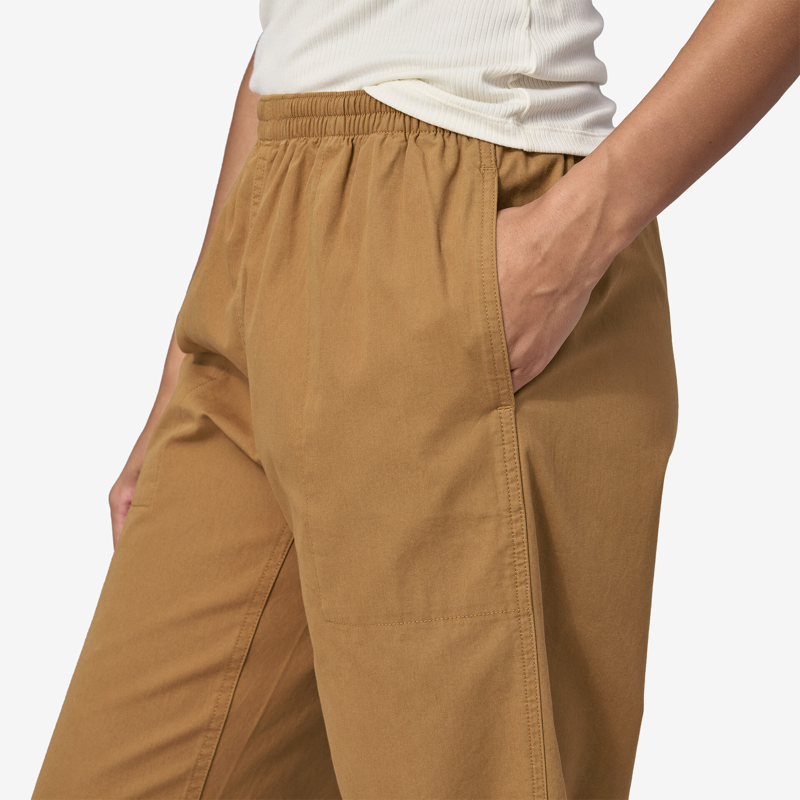 Patagonia Funhoggers Pants Nest Brown - Womens Brown Trousers-2