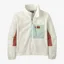 Patagonia Microdini 1/2 Zip Pullover Birch White - Womens White Fleece