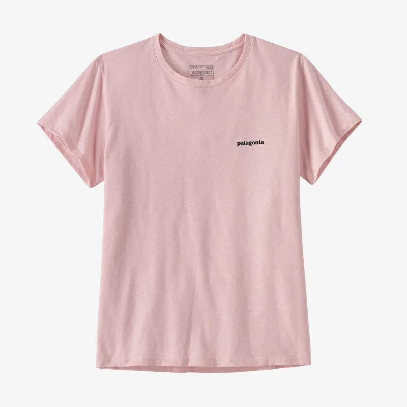 Patagonia P-6 Logo Responsibili-Tee Outline Whisker Pink - Womens T-Shirt