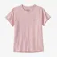 Patagonia P-6 Logo Responsibili-Tee Outline Whisker Pink - Womens T-Shirt