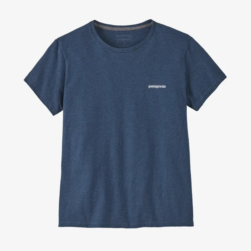 Patagonia P-6 Logo Responsibili-Tee Utility Blue - Womens T-Shirt