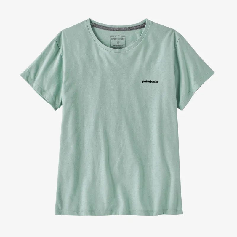 Patagonia P-6 Logo Responsibili-Tee Wispy Green - Womens T-Shirt