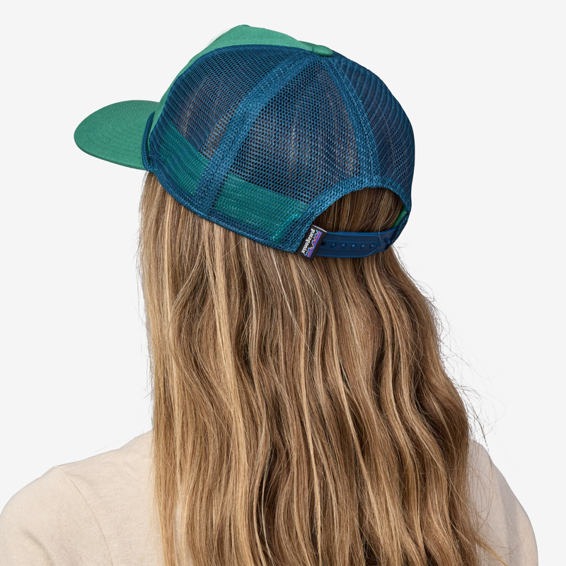 Patagonia Airfarer Cap Clean Climb Bloom Gather Green - Unisex Trucker Hat-2