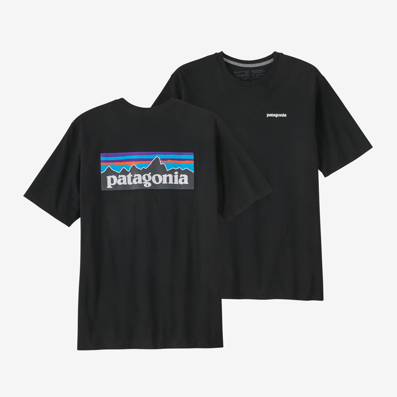 Patagonia P-6 Logo Responsibili-Tee Black - Mens T-Shirt