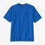 Patagonia P-6 Logo Responsibili-Tee Outline: Vessel Blue - Mens T-Shirt