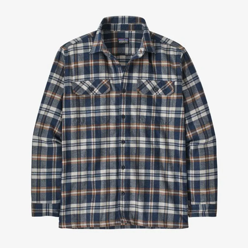Patagonia Menss Insulated Organic Cotton Midweight Fjord Flannel Shirt