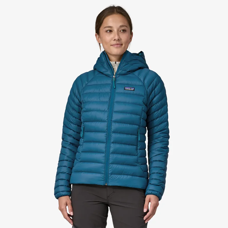 Patagonia Down Sweater Hoody Lagom Blue - Womens Blue Jacket