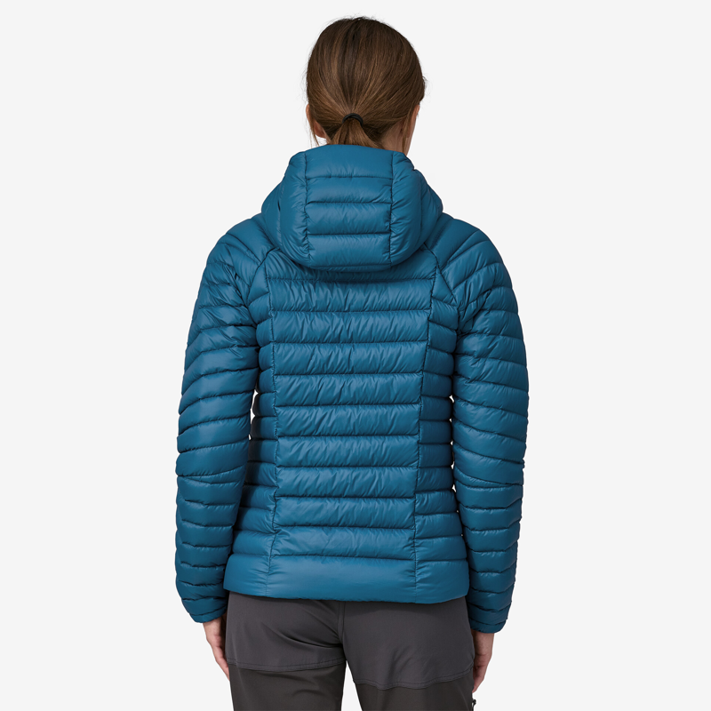 Patagonia Down Sweater Hoody Lagom Blue - Womens Blue Jacket-1