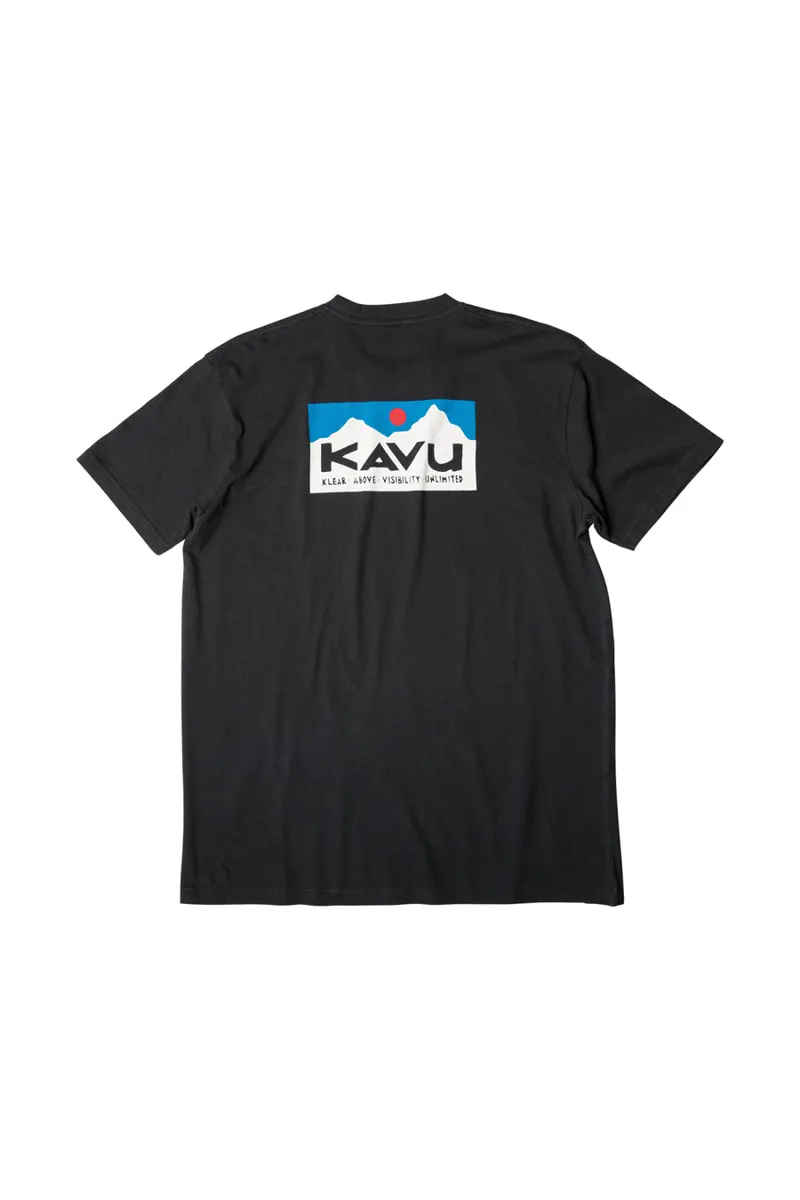 Kavu Klear Above Etch Art T-Shirt Black - Mens Black Tee