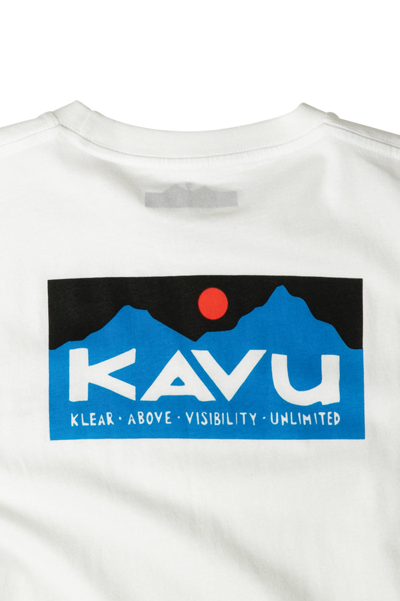 Kavu Klear Above Etch Art T-Shirt Off White - Mens White Tee-2