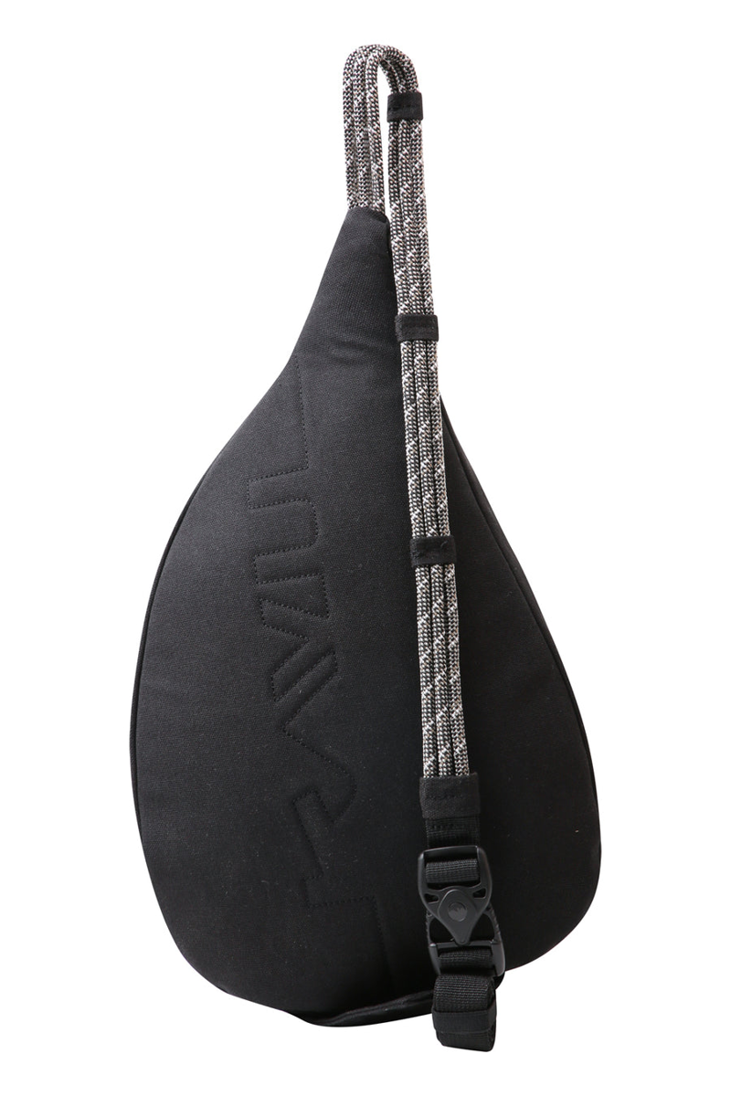 Kavu Mini Rope Bag Black - Unisex Black Sling Pack-1