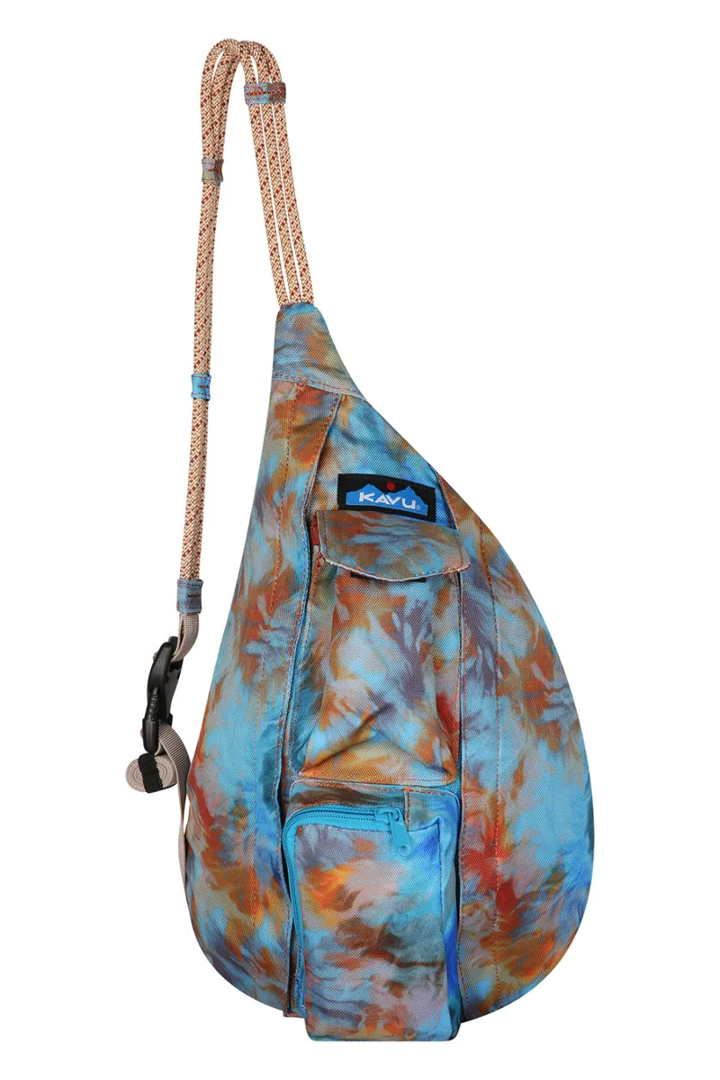 Kavu Mini Rope Sling Ocean Potion - Unisex Blue Shoulder Pack