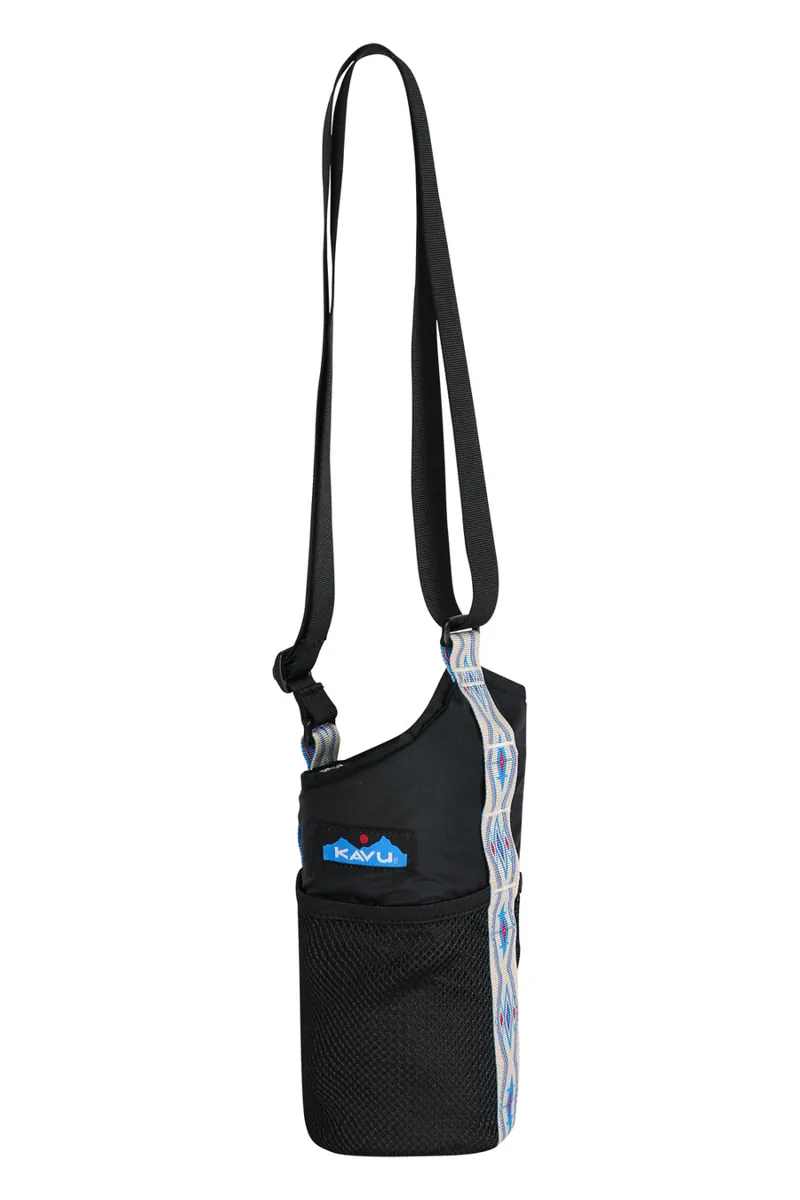 Kavu Sip Sling Insulated Bag Blackout - Unisex Black Bottle Bag