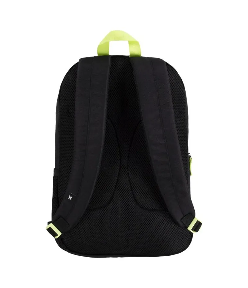 Hurley The One And Only Backpack Black/Lt Lemon - Unisex Black Yellow Rucksack-3