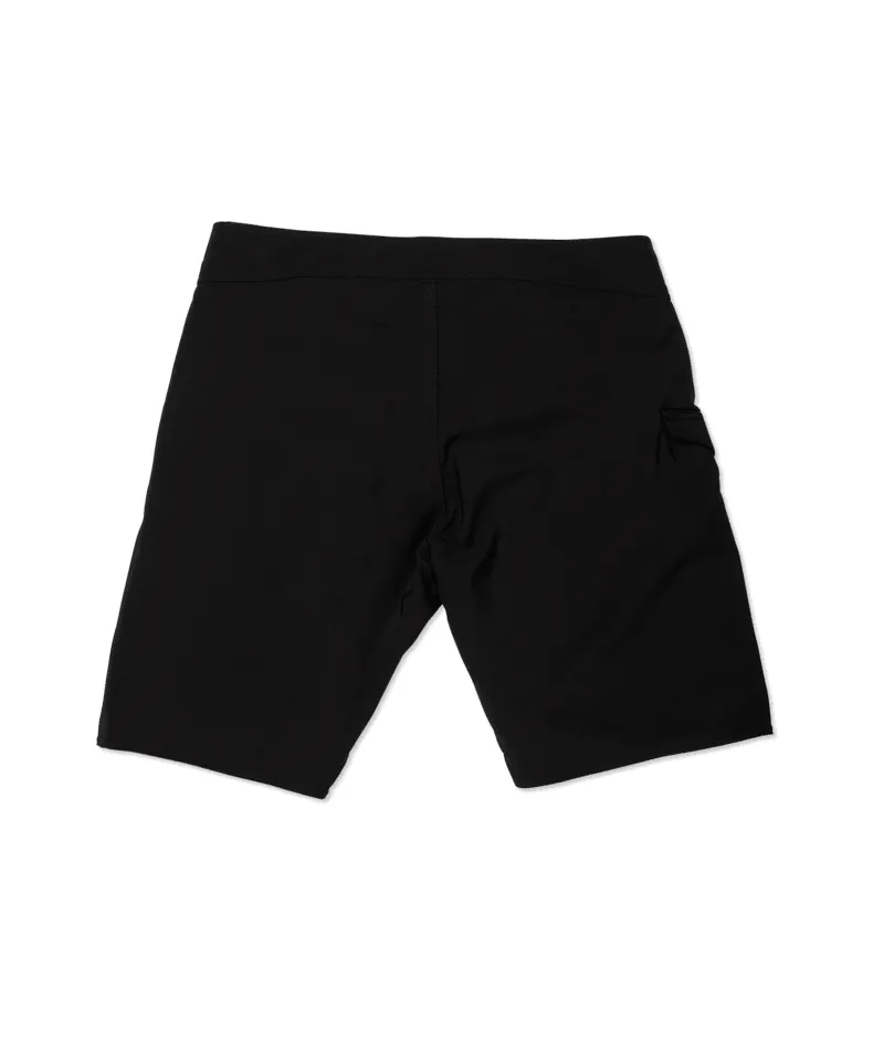 Volcom Lido Solid Mod 20 Boardshort Black - Mens Black Trunks-1
