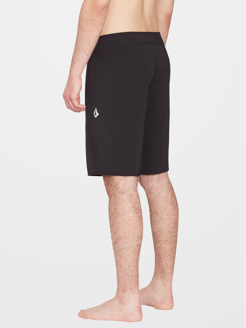 Volcom Lido Solid Mod 20 Boardshort Black - Mens Black Trunks-3