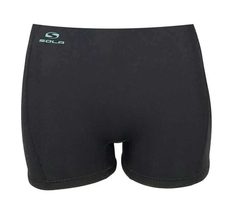 Sola Ignite Neoprene Shorts - Womens Black Wetsuit Shorts