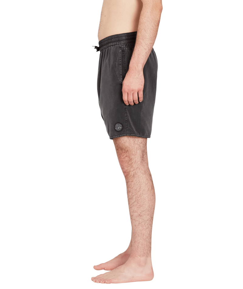 Volcom Center Trunk 17 Black - Mens Black Boardshorts-4