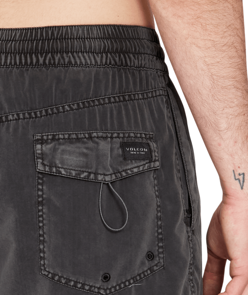 Volcom Center Trunk 17 Black - Mens Black Boardshorts-5