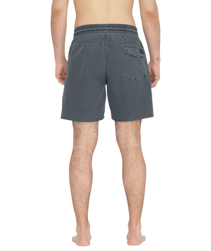 Volcom Center Trunk 17 Dark Slate - Mens Grey Boardshorts-3