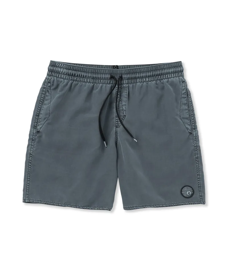 Volcom Center Trunk 17 Dark Slate - Mens Grey Boardshorts