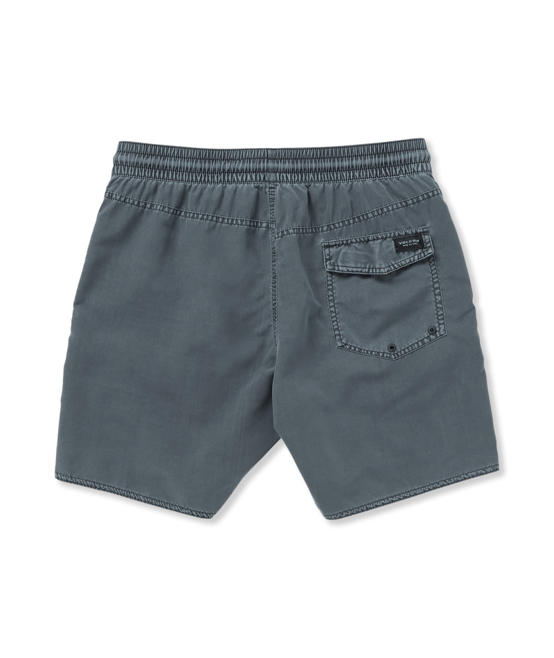 Volcom Center Trunk 17 Dark Slate - Mens Grey Boardshorts-1