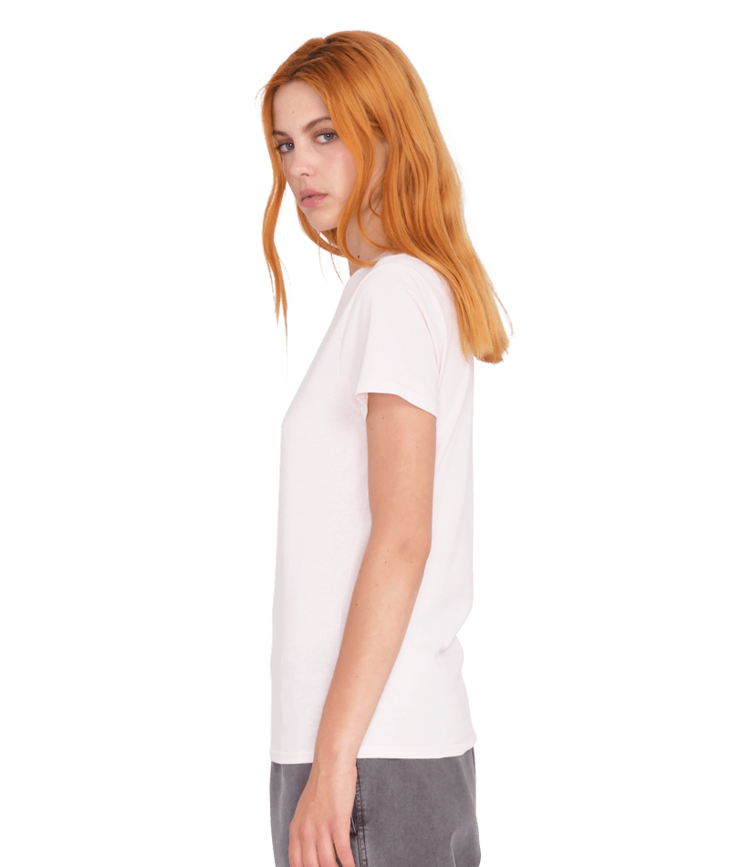 Volcom Stone Blanks Tee Lilac Ash - Womens Purple T-Shirt-1