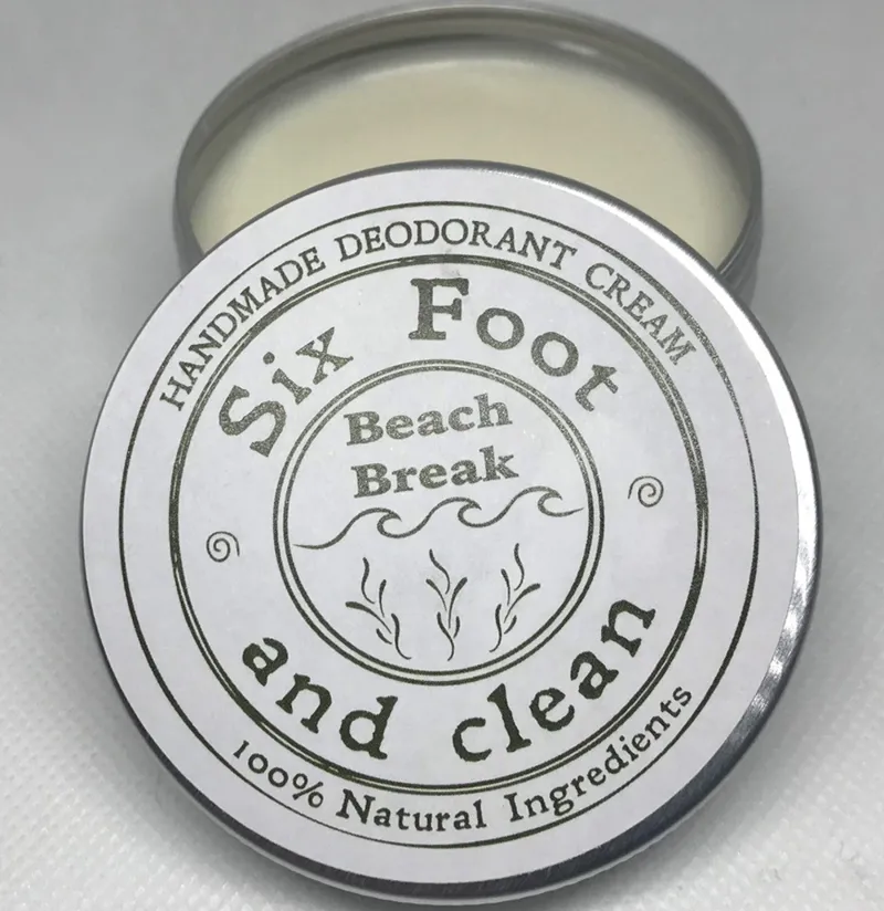 Six Foot and Clean - Deodorant cream - Beach Break