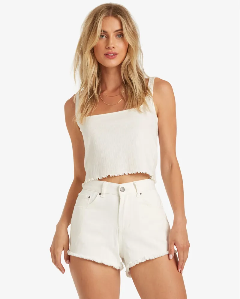 Billabong Drift Away Denim Shorts in Salt Crystal