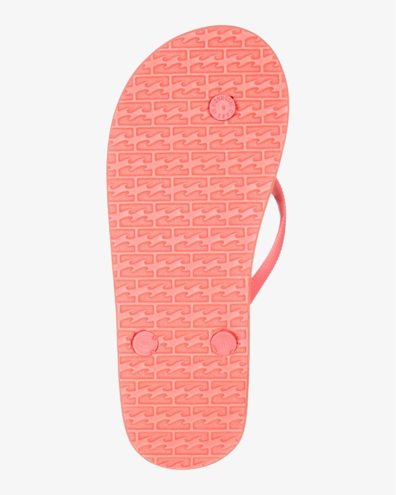 Billabong Dama Flip Flops Orange Crush - Womens Orange Sandals-1
