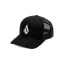 Volcom Full Stone Cheese Hat Black - Mens Black Trucker Cap