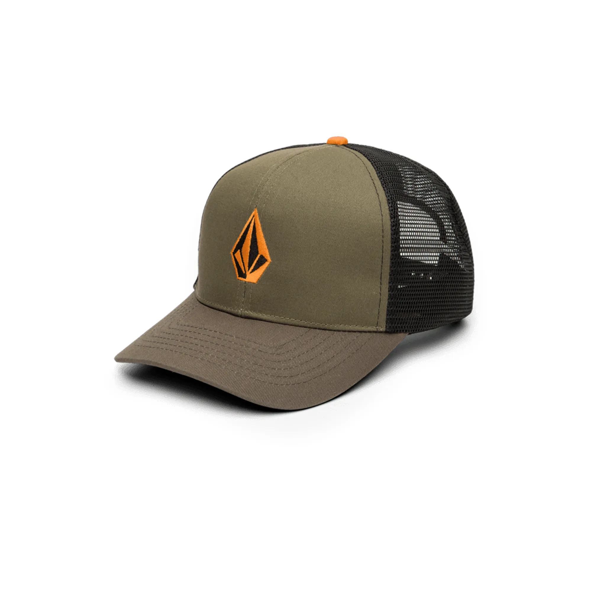 Volcom Full Stone Cheese Hat Wren Mens Brown Trucker Cap