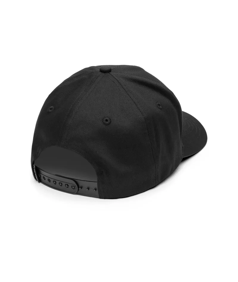 Volcom Embossed Stone Hat Stealth - Mens Black Trucker Cap-1
