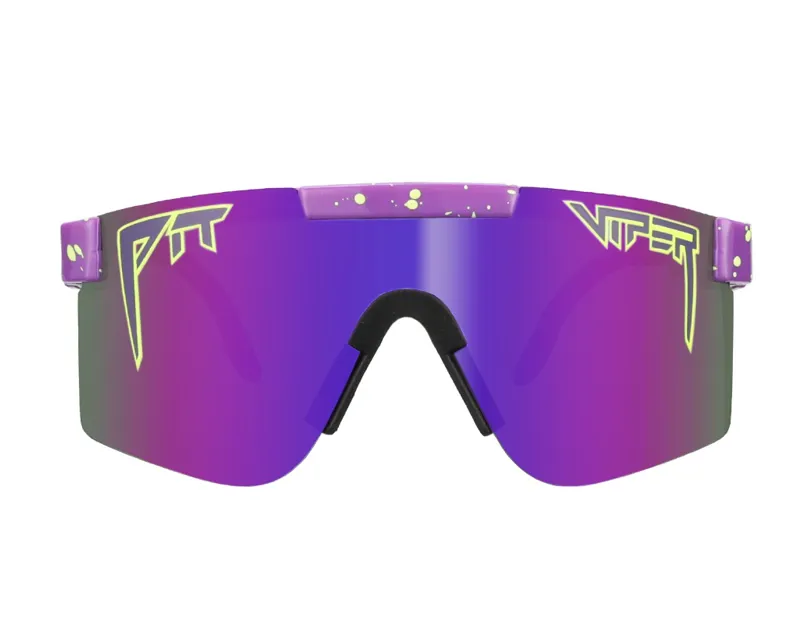 Pit Viper The Donatello Double Wide Polarized Purple Mirror