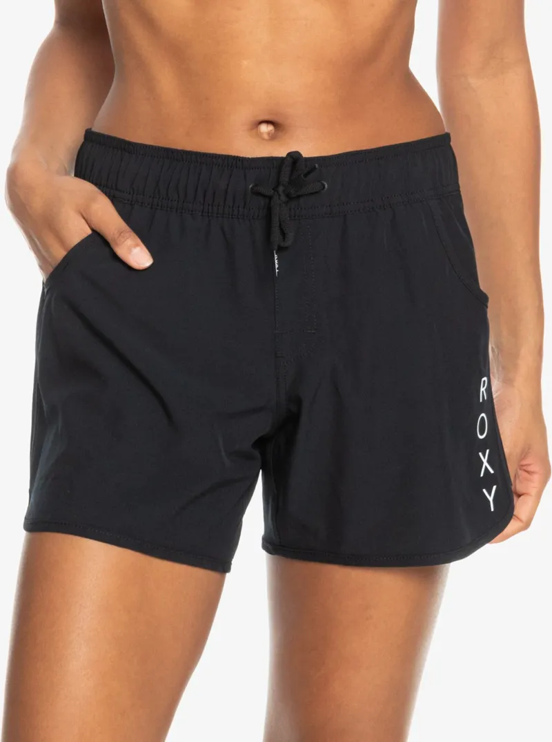 Roxy Classics 5 Inch Boardshort Anthracite - Womens Black Shorts
