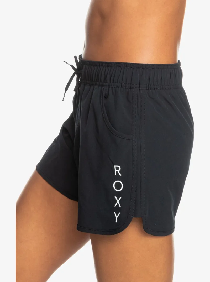 Roxy Classics 5 Inch Boardshort Anthracite - Womens Black Shorts-1