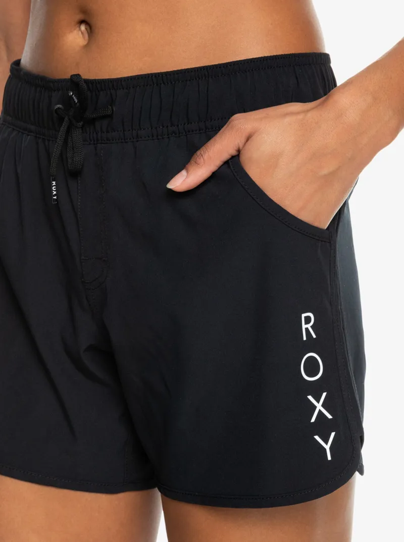 Roxy Classics 5 Inch Boardshort Anthracite - Womens Black Shorts-2