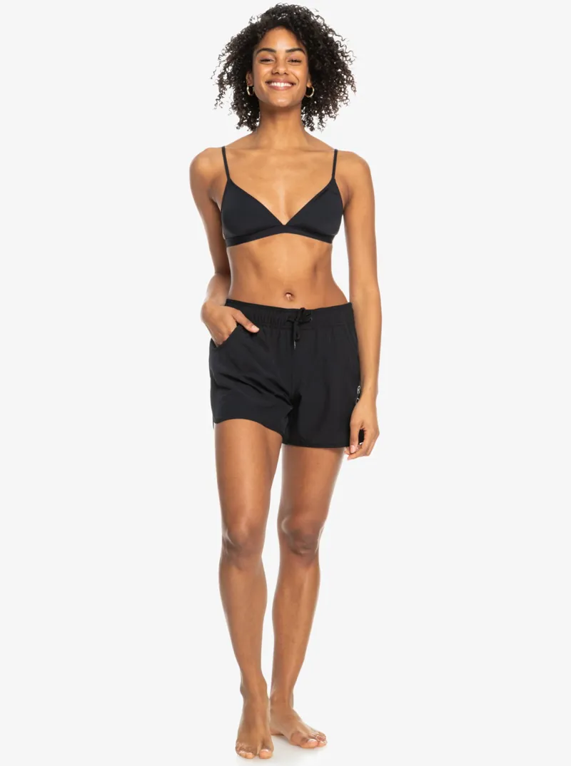 Roxy Classics 5 Inch Boardshort Anthracite - Womens Black Shorts-4